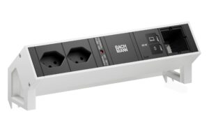 DESK2 2xT13 1xUSB C/C 65W CM 0, 2m RAL9010 65 W, 0.2 m
