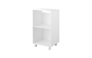 Yamazaki Regal Schallplatten 2-stöckig Grösse: 40 x 38 x 73.3 cm, Weiss