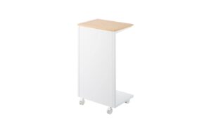 Yamazaki Beistelltisch halbgeschl.n TOWER Grösse: 31 x 22 x 55 cm, Weiss