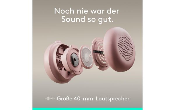 Logitech Headset Zone wired 2 rose 
