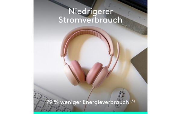 Logitech Headset Zone wired 2 rose 