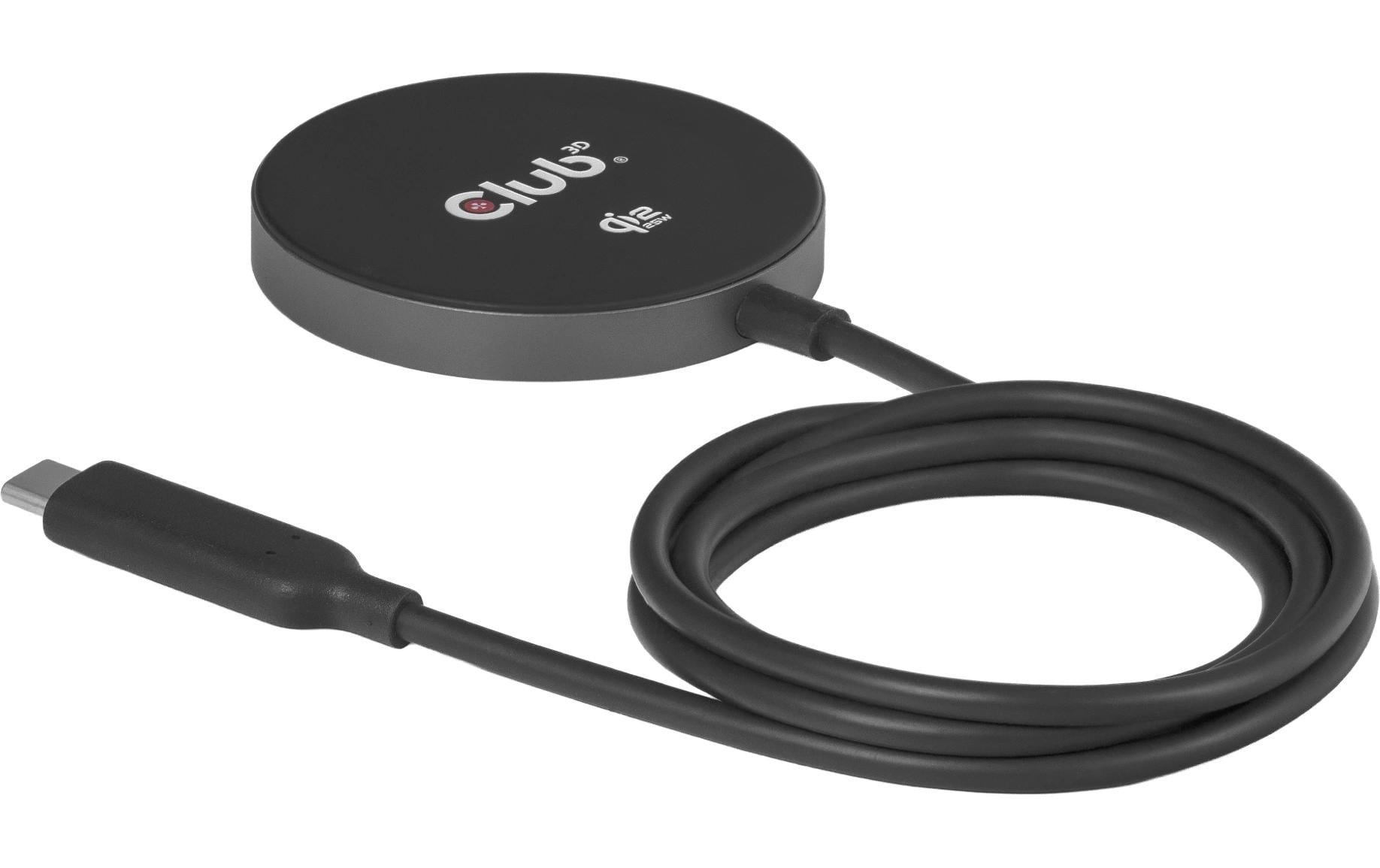 2033641 - Mediatech Club 3D Ladegerät Qi2 25 W kabellos BK Qi 2.2 kaufen | Mediatech.ch