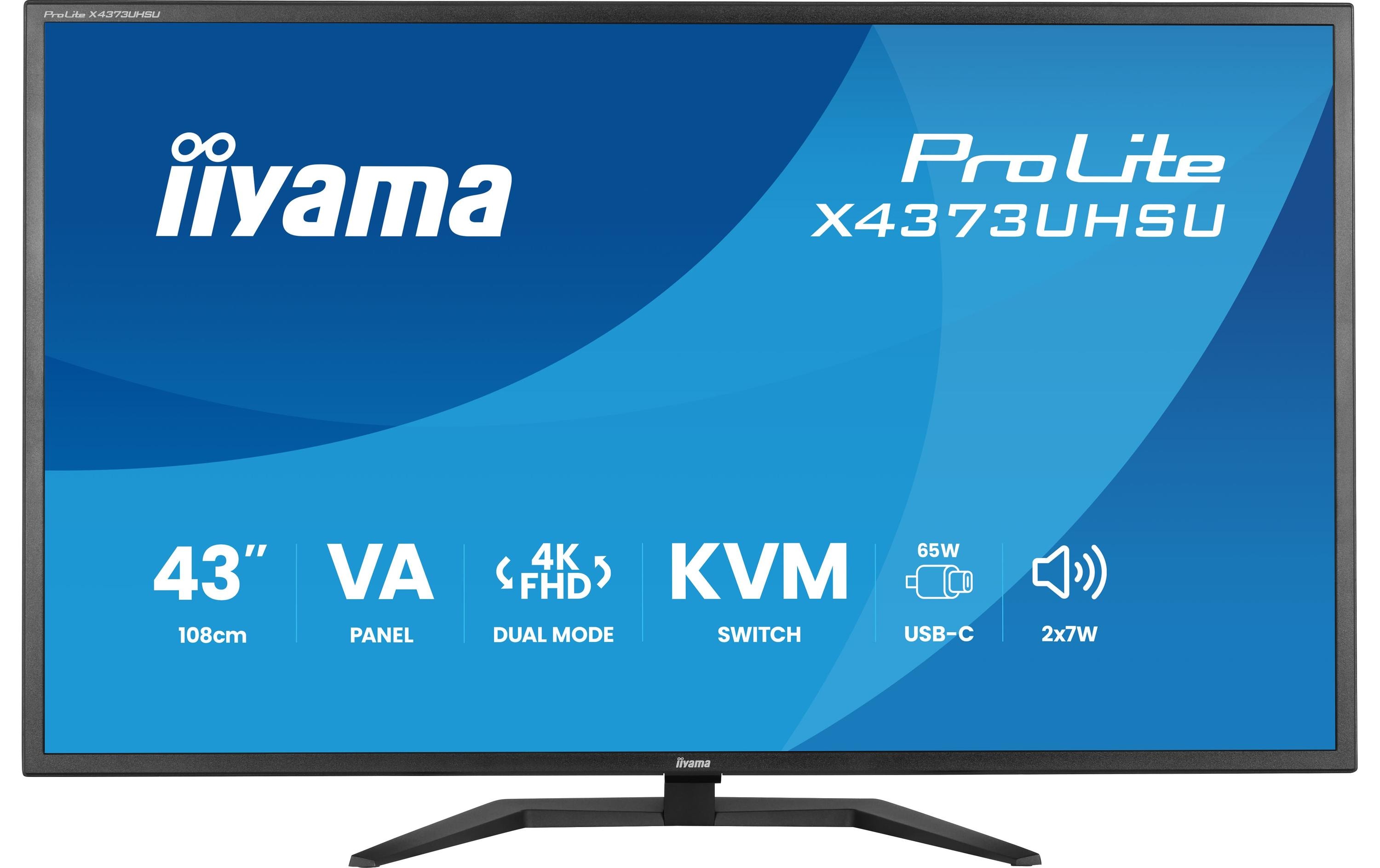 IIYAMA 43 X4373UHSU-B2 HDMI, DP