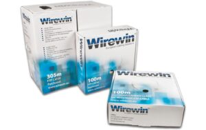 Wirewin Patchkabel: F/UTP, 100m Cat.5e, 1Gbps, 100MHz, grau