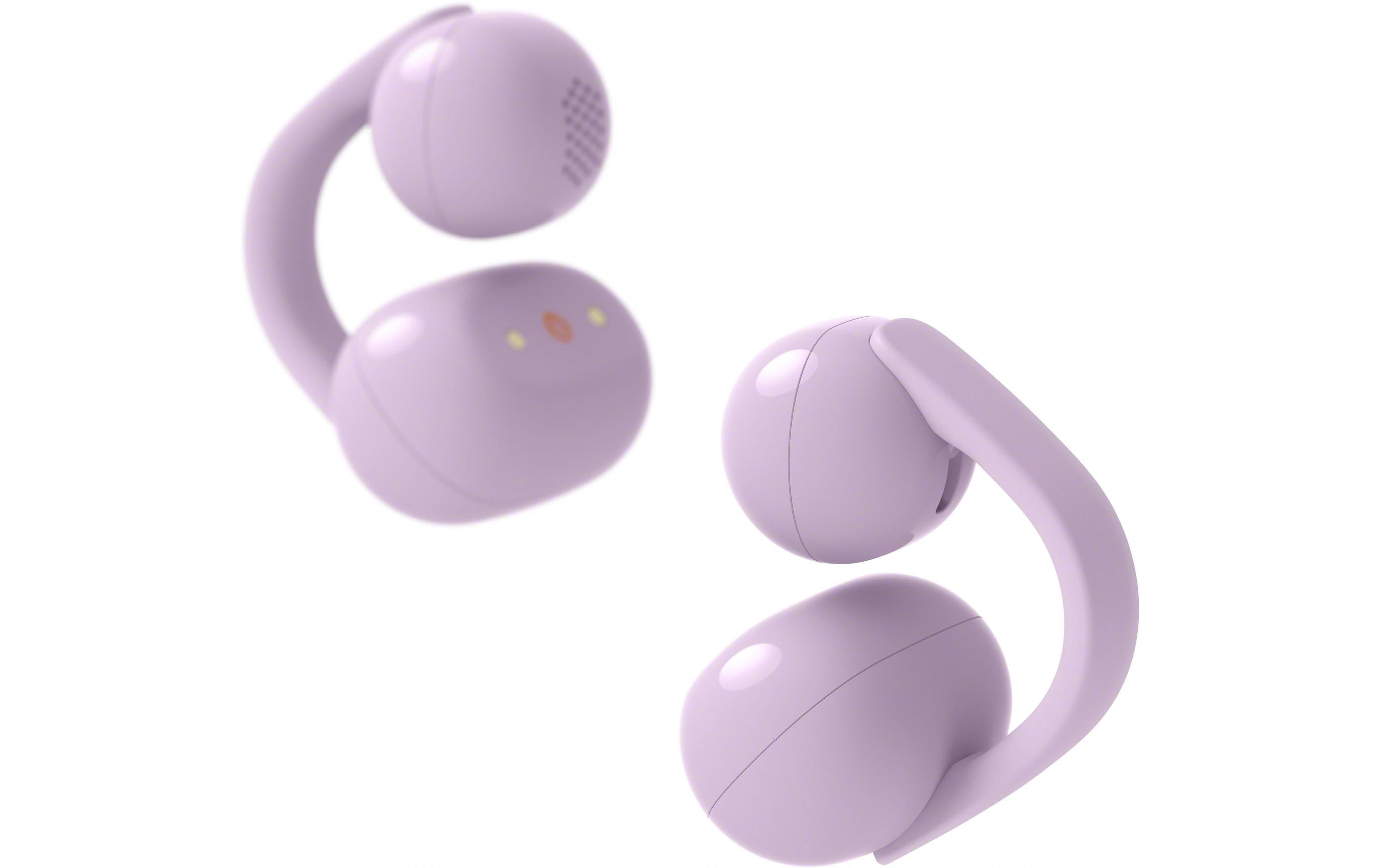 Sony LinkBuds Clips WF-L900V, Lavendel Open Ear Kopfhörer, 37h Akku, IPX4, iOS&And