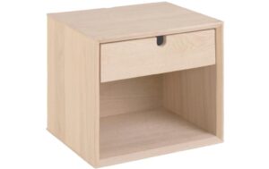 AC Design Beistelltisch Century Hellbraun, 37x32x33 cm