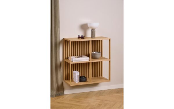 2034007_6 - Mediatech AC Design Wandregal Wellington Hellbraun, 67x31x69 cm