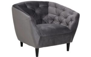 AC Design Sessel Ria Dunkelgrau, 97x84x78 cm