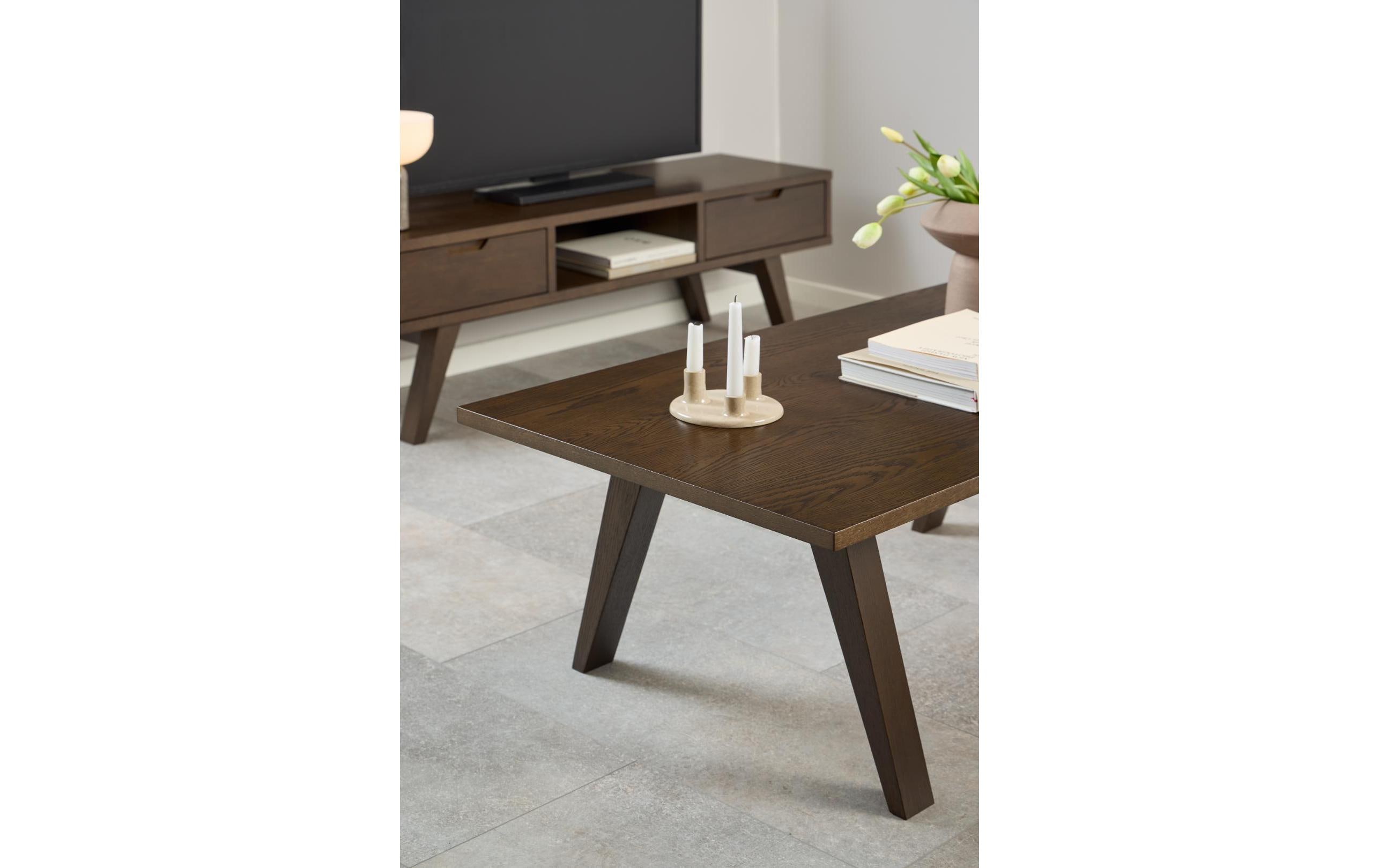 2034055_6 - Mediatech AC Design TV-Möbel A-Line Dunkelbraun, 150x40x45 cm