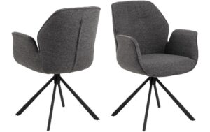 AC Design Esszimmerstuhl Aura Monza 1 Stück Monza fabric Anthrazit