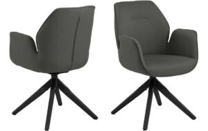 AC Design Esszimmerstuhl Aura Town 1 Stück Town Fabric dark grey 33/Schwarz