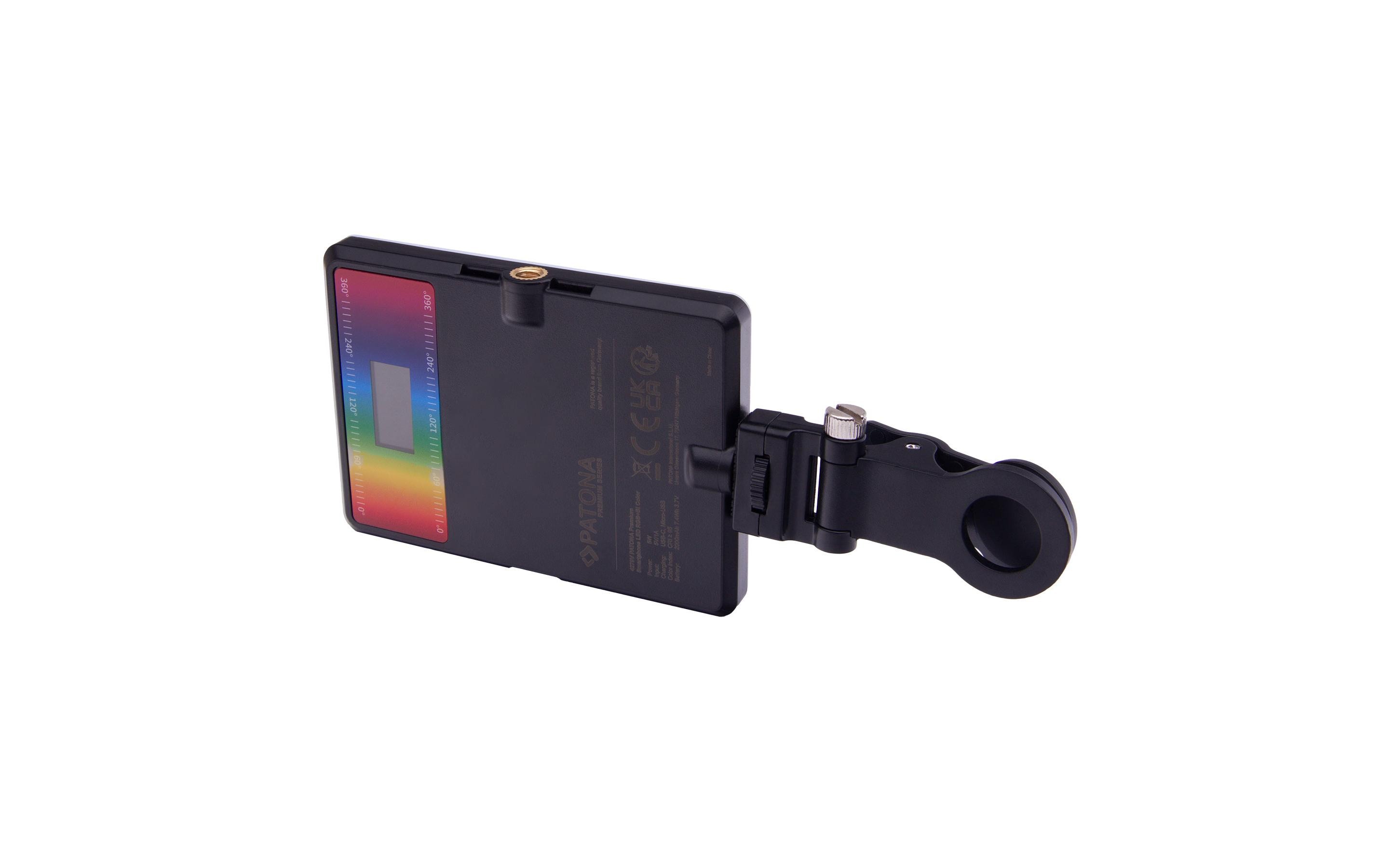 2034281_4 - Mediatech Patona Prem Smartphone RGB/Bi Color Licht LED Video- und Fotolicht