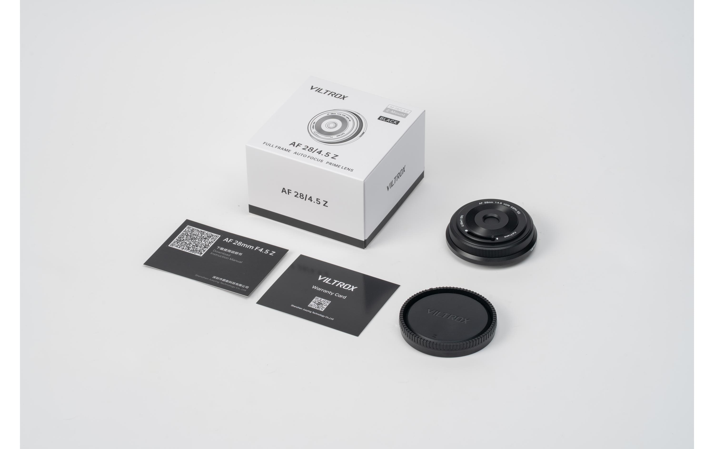 2034405_7 - Mediatech Viltrox AF 28/4.5 Fullframe pancake Lenses Nikon Z Mount