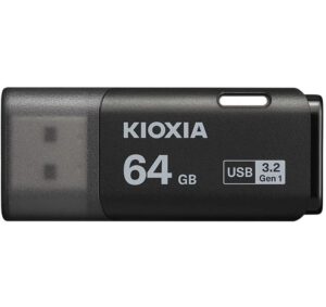 Kioxia TransMemory U301 USB Schwarz 64GB 18/6MB/s, USB 3.2 Type-A
