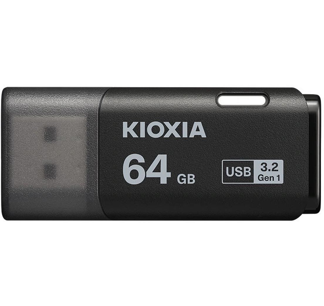 Kioxia TransMemory U301 USB Schwarz 64GB 18/6MB/s, USB 3.2 Type-A kaufen Schweiz | Mediatech.ch