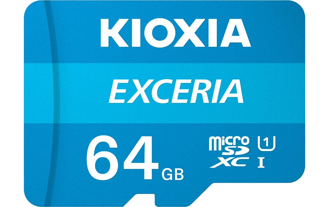 Kioxia microSDXC EXCERIA 64GB INKL ADAPT A1/V30, Lesen: 100MB/s, Schreiben: 50MB/s kaufen Schweiz | Mediatech.ch