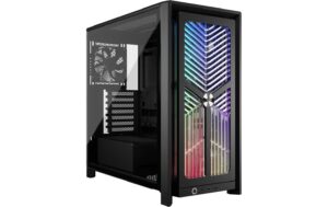 Corsair, PC-Gehäuse 4000X RS Schwarz 1x 3.5, 2x 2.5, 2x USB-A, 1x USB-C
