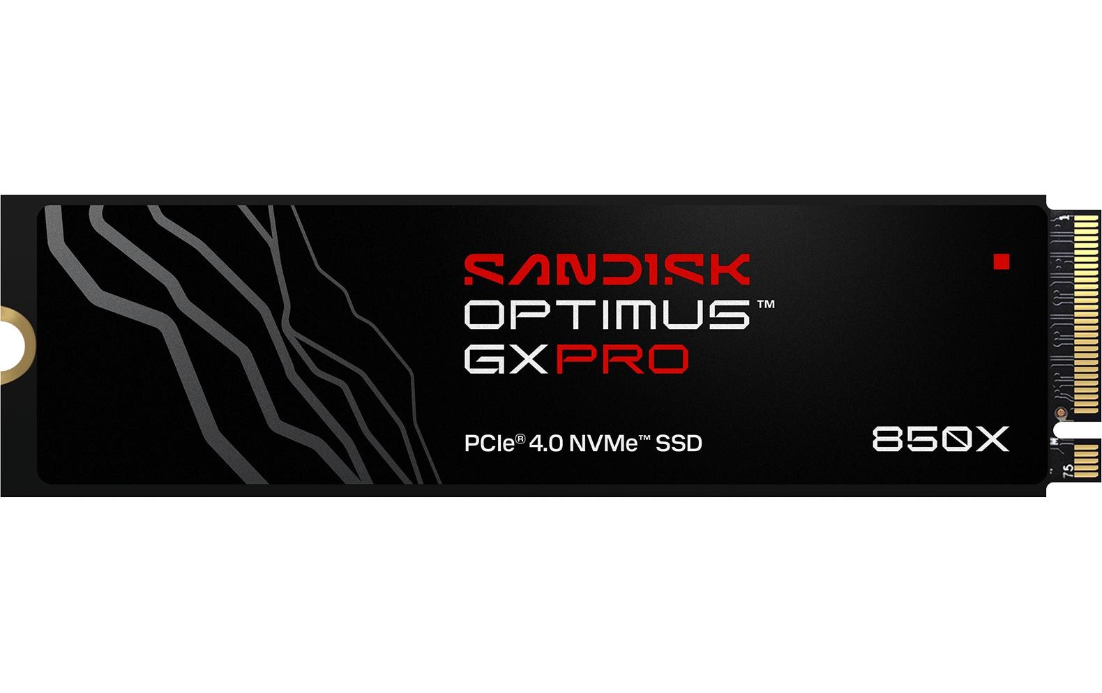 SanDisk Optimus GX PRO 850X 4TB NVMe, M.2 2280, 7300MB/s (l), 6600MB/s (s)