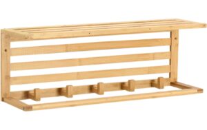 Zeller Present Wandgarderobe mit Haken Grösse: 57 x 15 x 20 cm