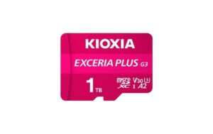 Kioxia mSDXC EXCERIA PLUS G3 1TB INK ADAP A2/V30, Lesen: 210MB/s, Schreiben: 150MB/s