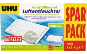 UHU Luftentfeuchter Ersatz Artikel 350617 3x1000g kaufen Schweiz | Mediatech.ch