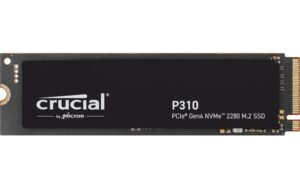 Crucial SSD P310 2TB, M.2 NVMe PCIe Gen4 QLC, lesen 7100MB/s, schreiben 6000MB/s