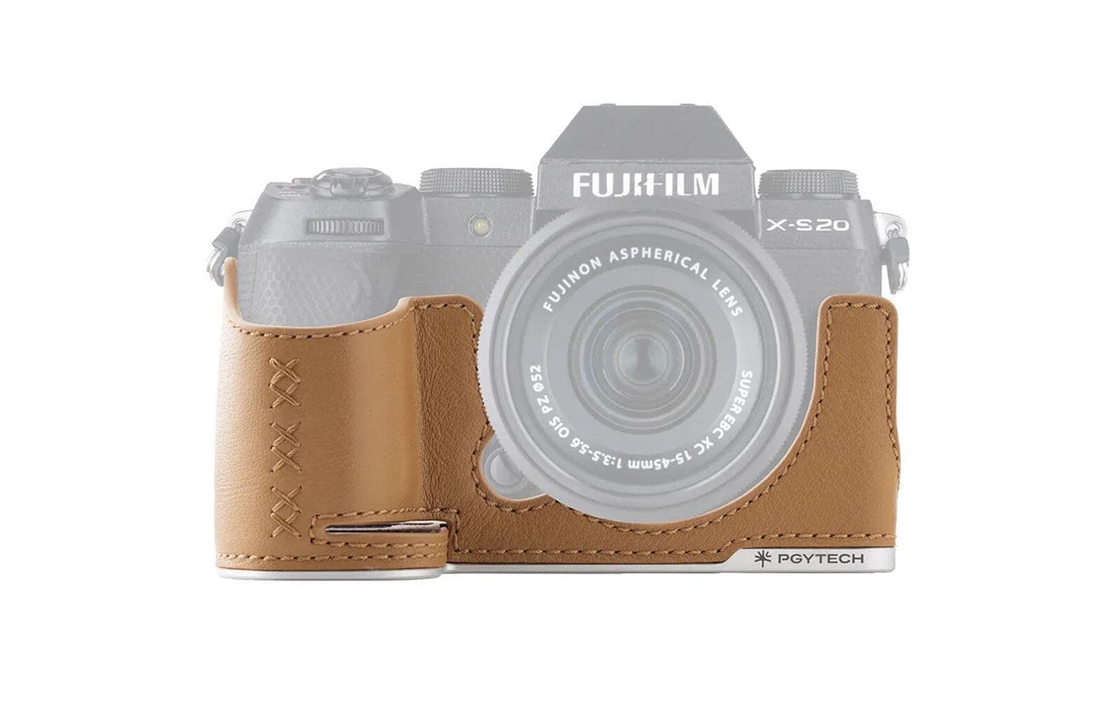 PGYTECH Leather Camera Case For FUJIFILM X-S20 Clay Brown kaufen Schweiz | Mediatech.ch