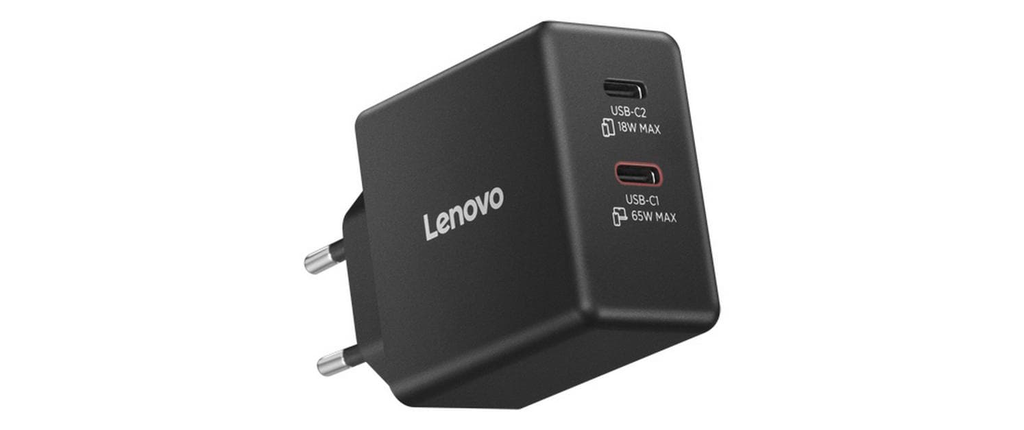 2044146_8 - Mediatech Lenovo AC-Adapter GaN 65W G0A6065BEU USB-C zu Idea- und ThinkPad's mit USB-C Stecker