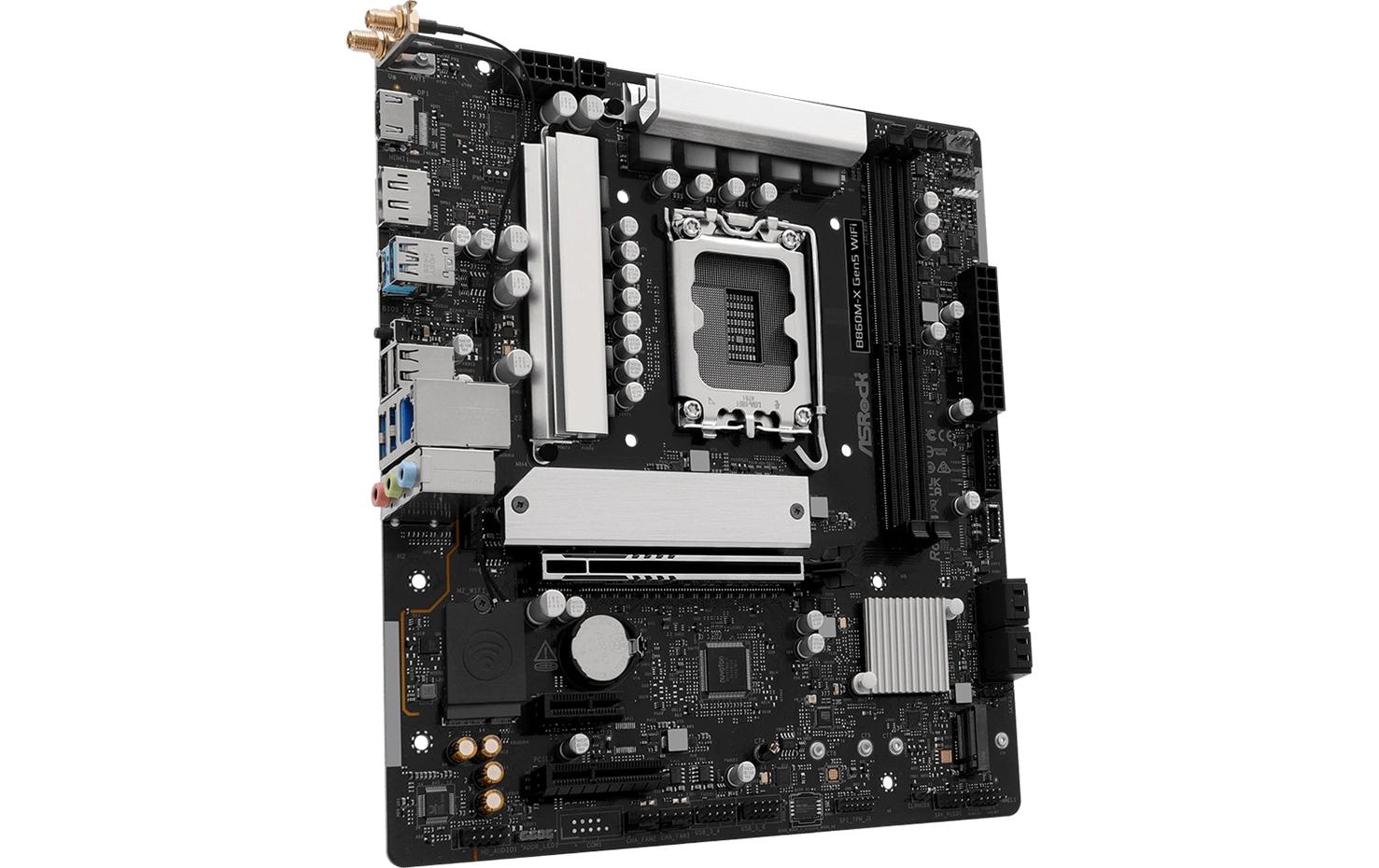2044747_2 - Mediatech ASRock B860M-X GEN5 WIFI, mATX, LGA1851 Intel B860, LGA1851, 2x DDR5, PCIe 5.0