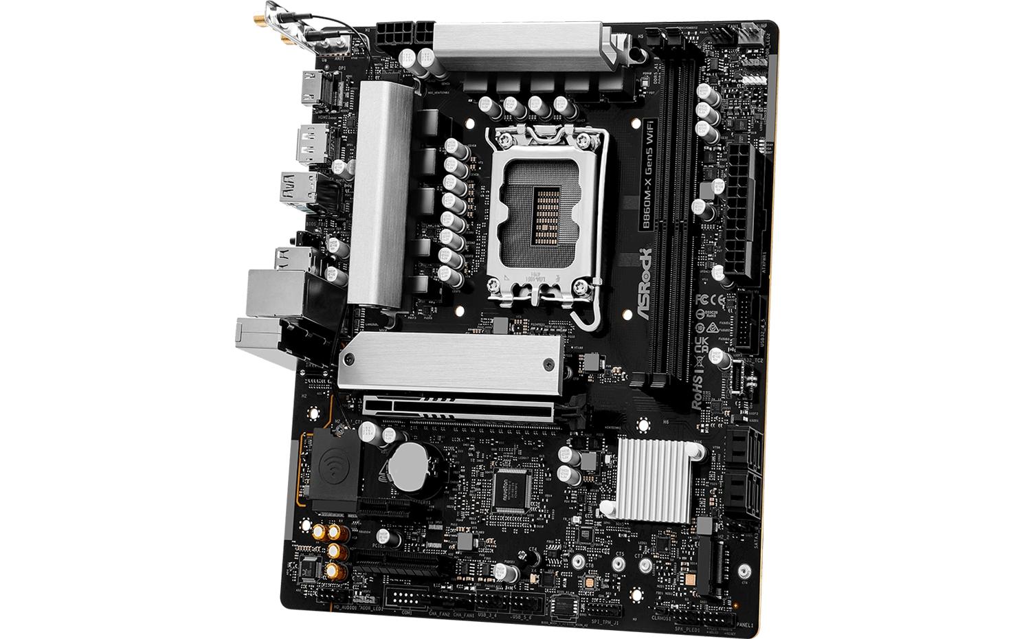 2044747_3 - Mediatech ASRock B860M-X GEN5 WIFI, mATX, LGA1851 Intel B860, LGA1851, 2x DDR5, PCIe 5.0