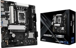 ASRock B860M-X GEN5, mATX, LGA1851 Intel B860, LGA1851, 2x DDR5, PCIe 5.0