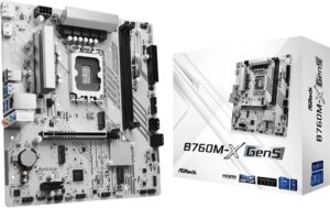 ASRock B760M-X GEN5, mATX, LGA1851 Intel B760, LGA1851, 2x DDR5, PCIe 5.0