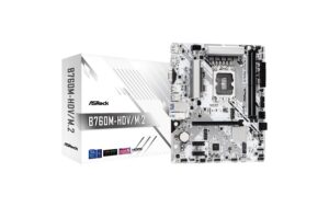 ASRock B760M-HDV/M.2, mATX, LGA1851 Intel B760, LGA1851, 2x DDR5, PCIe 4.0