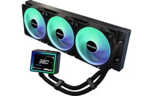 ASRock Challenger 360 Digital Liquid CPU Cooler, 3.4 Disp., 3x120mm ARGB