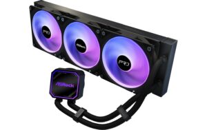 ASRock Pro 360 ARGB Liquid CPU Cooler, 3x120mm ARGB