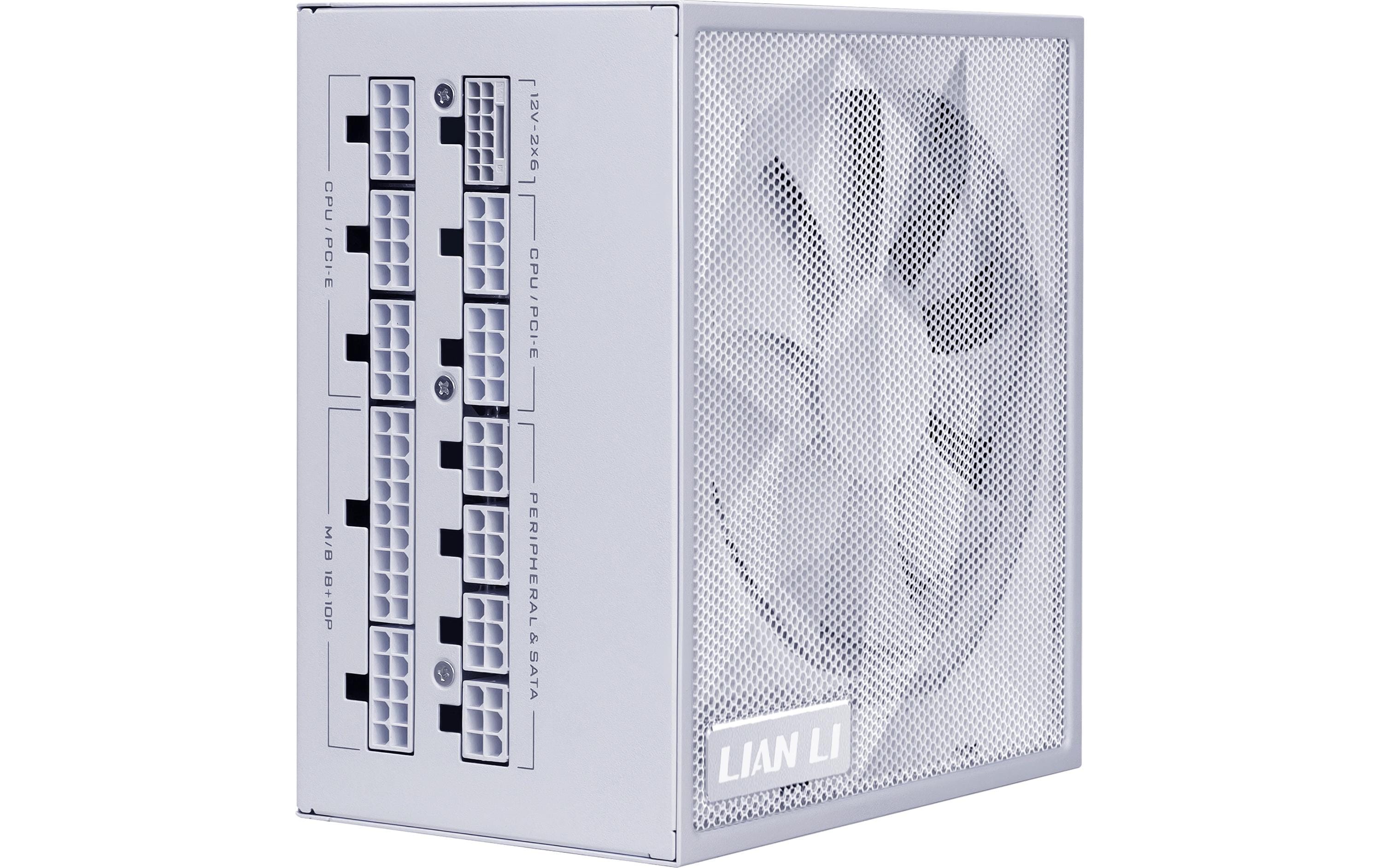 Netzteil Lian Li SX1000, ATX3.1 80+ Plat., vollmodular, Weiss kaufen Schweiz | Mediatech.ch