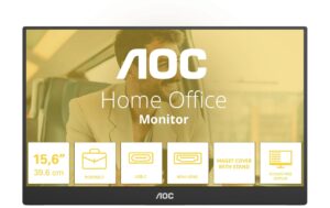 AOC Monitor 16T20E2 60 Hz, USB-C, miniHDMI