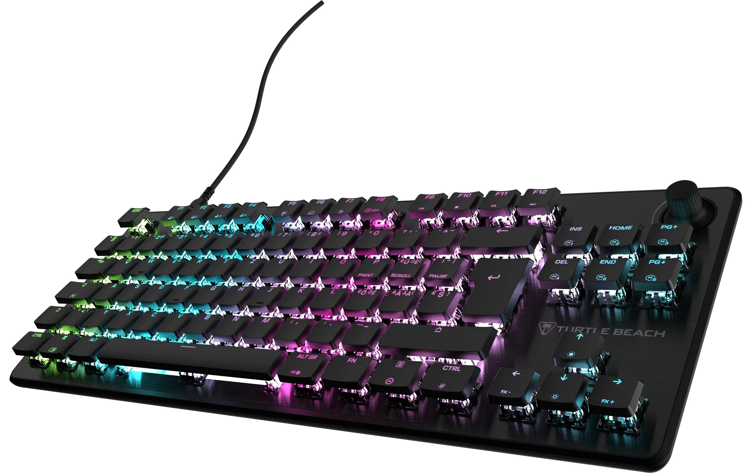 2052199_3 - Mediatech Turtle Beach Vulcan II TKL RGB CH, Gaming, Mech, Linear Switch, Black