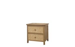 Chic Antique Beistelltisch geflochten mit 2 Schubladen, 43 x 44 x 36 cm kaufen Schweiz | Mediatech.ch