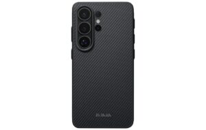 iPitaka Aramid Aaron Button Cairn Case Galaxy S26 Ultra, Magsafe, schwarz / grau