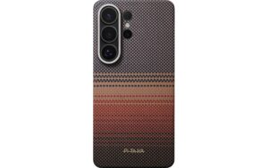 iPitaka Aramid Aaron Button Edge Case Galaxy S26 Ultra, Magsafe, Sunset