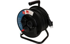 Kabelrolle 3x Typ 13 IP55 33m schwarz 