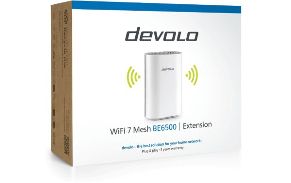Devolo BE6500 WiFi 7 Extension WiFi 7, Dual-Band, 1-Pack