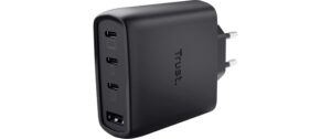 Trust Maxo USB 65W GaN 4 Port Wall Charg schwarz
