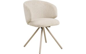 House Nordic Stuhl Fulham Sand, 2er Set Stahl, Stoff, Sperrholz, 60x53x79 cm(LxBxH) kaufen Schweiz | Mediatech.ch