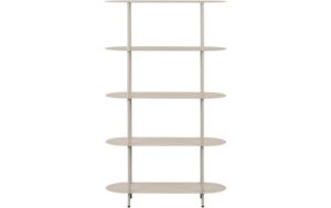 House Nordic Regal Rieti, Sand 31x90x150 cm, Metall