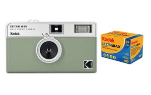 Kodak Film Kamera H35 salbei-grün inkl. Kodak Ultra Max 400 Film 135/24