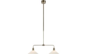 Markslöjd Pendelleuchte VELA 2L, antiker messing/ws