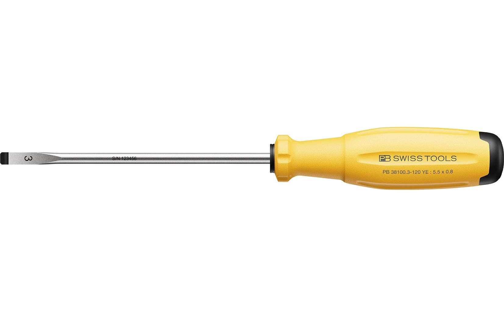 PB Swiss Tools SwissGrip Evo Schlitz-Schraubenzieher PB 38100.3-120 YE kaufen | Mediatech.ch