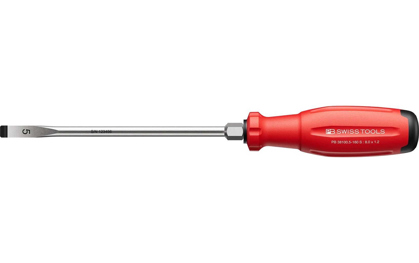 2057766 - Mediatech PB Swiss Tools SwissGrip Evo Schlitz-Schraubenzieher PB 38100.5-160 S kaufen | Mediatech.ch